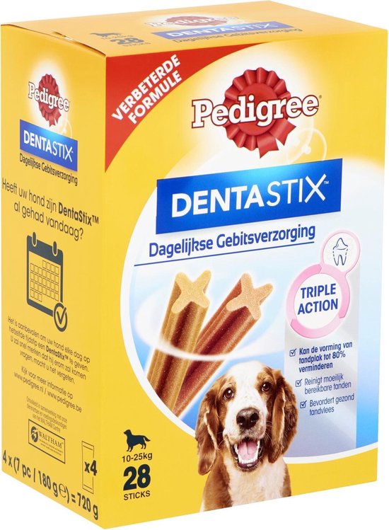 Pedigree Dentastix - Hondensnacks - Dental 28 stuks Medium