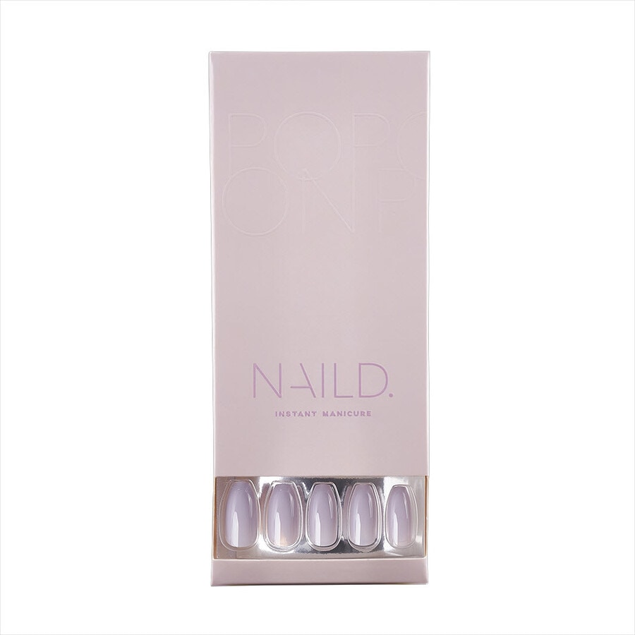 NAILD Cold Brew Studio Line Pop-on Nails Nagels - Silver