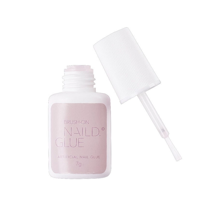 NAILD Rose Glue Brush On Glue Nagels - Silver