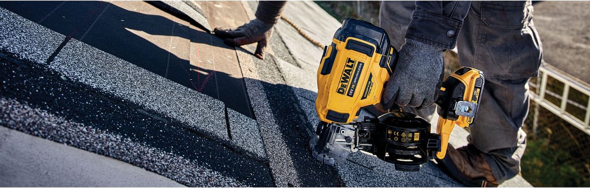 DeWalt DCN45RND2 | Roofing Nailer | 18V | 2.0Ah | LI-Ion accu