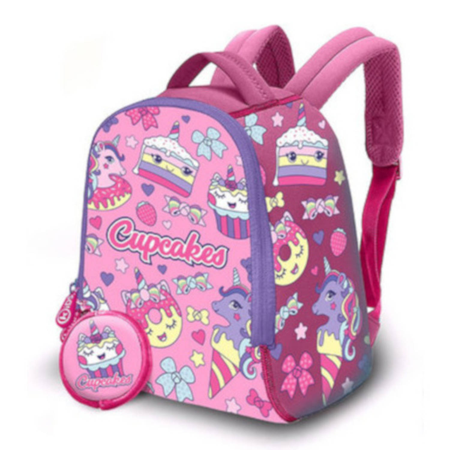Kids Licensing Kinderrugzak Cupcakes Meisjes 6 Liter Neopreen - Roze