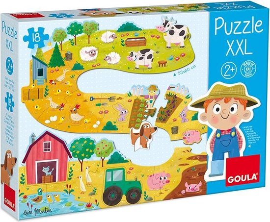 Goula Puzzel Boerderij 17 Stukjes