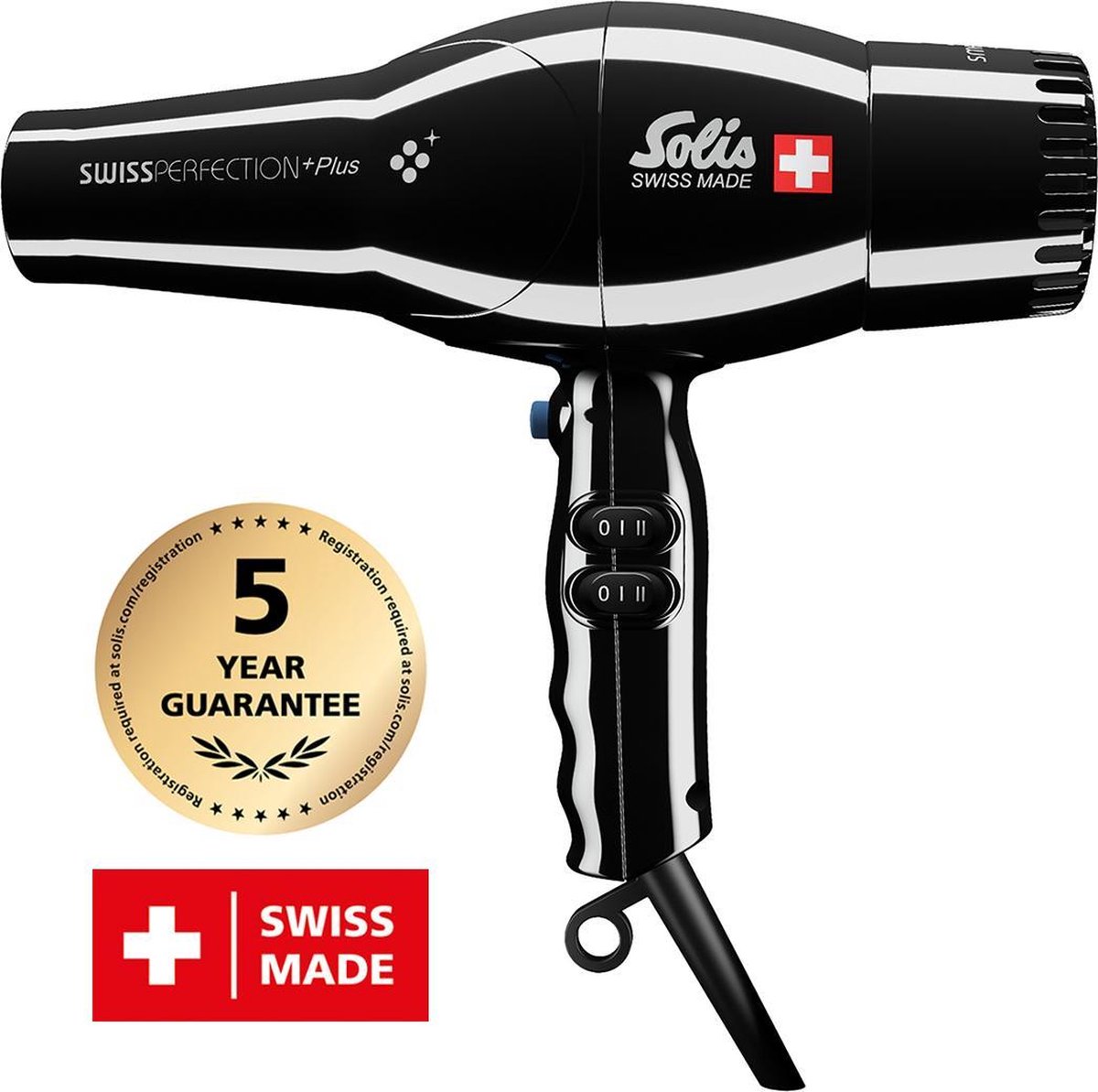 Solis Swiss Perfection Plus Black 3801 - Zwart