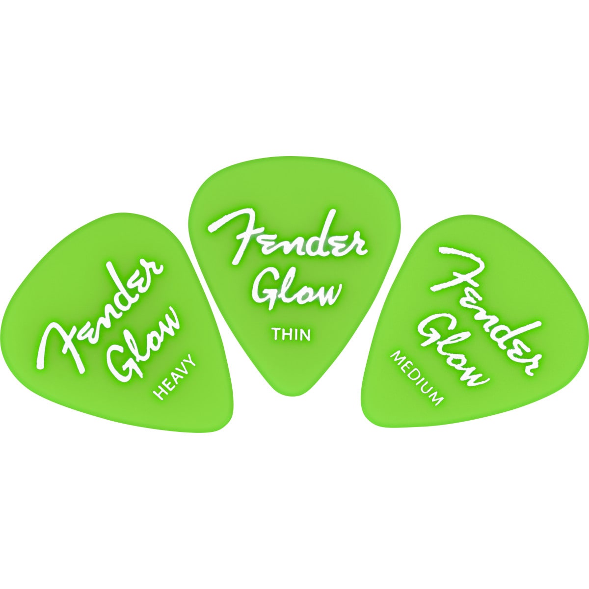 Fender Glow In The Dark plectrums 351 (set van 12)