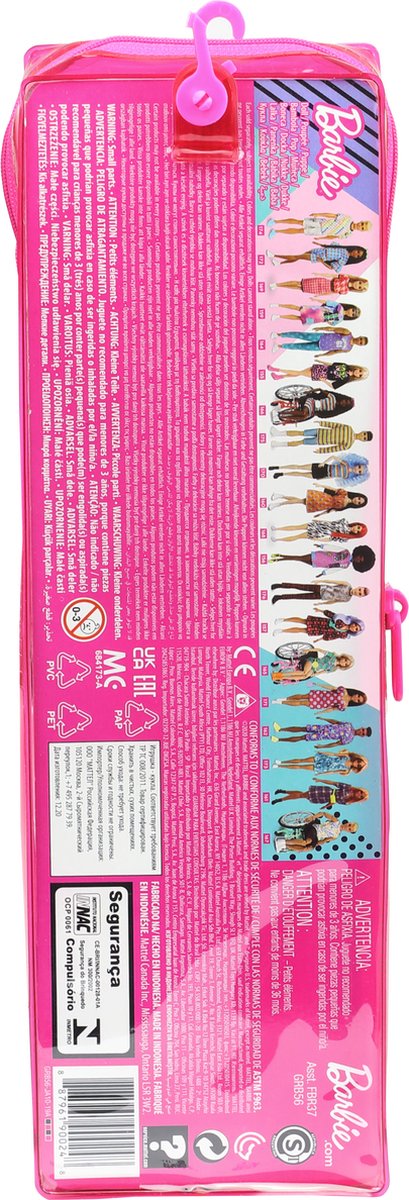 Barbie tienerpop Fashionistas meisjes 30 cm #168 (GRB56)