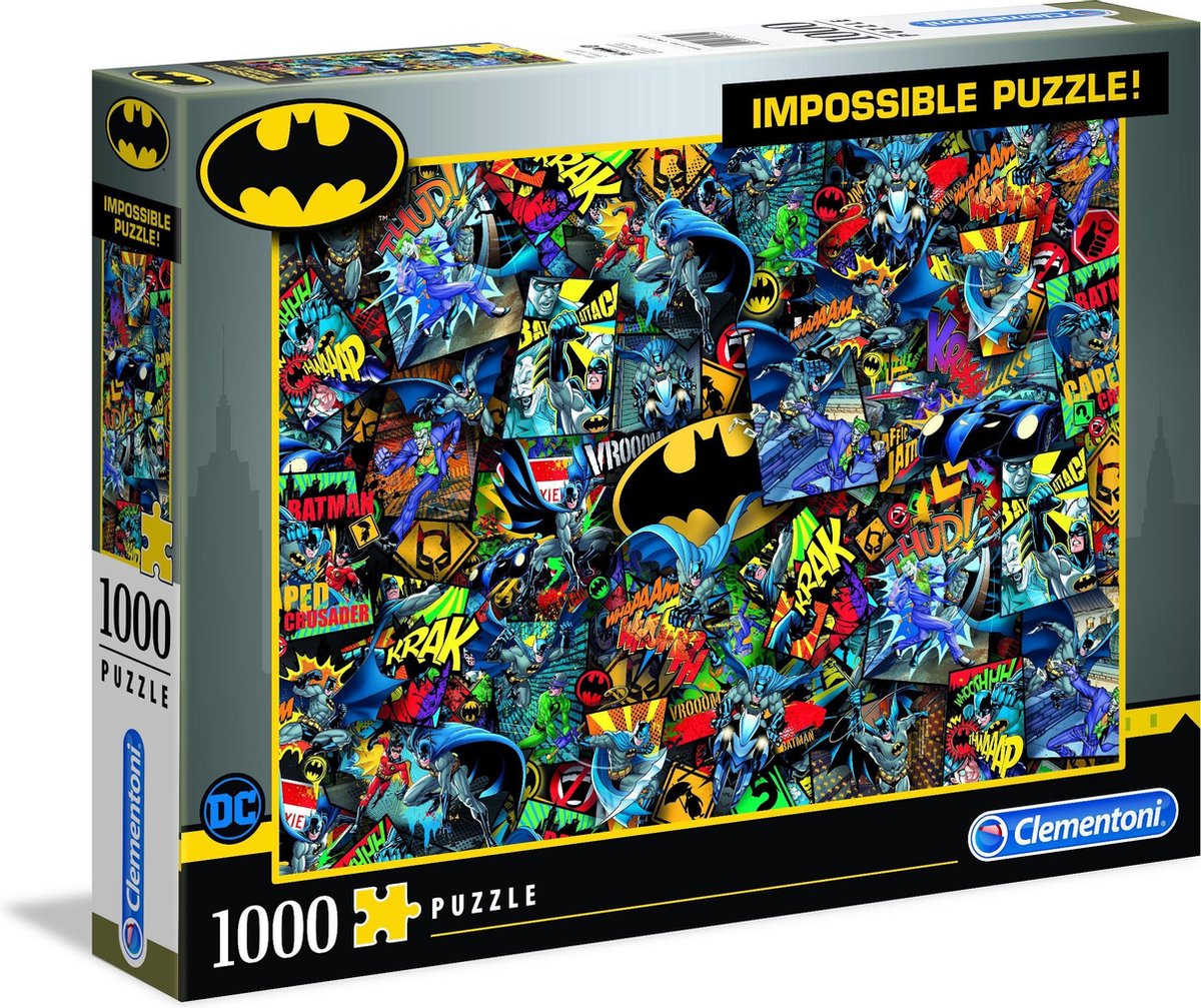 Clementoni legpuzzel Batman junior karton 1000 stukjes