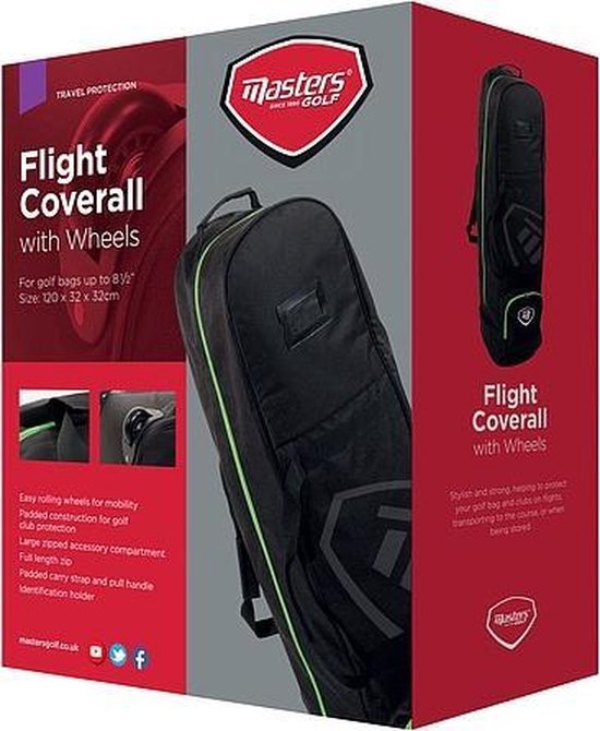 Reydon Golftashoes Flight Coverall Met Wieltjes 120 Cm Nylon - Groen