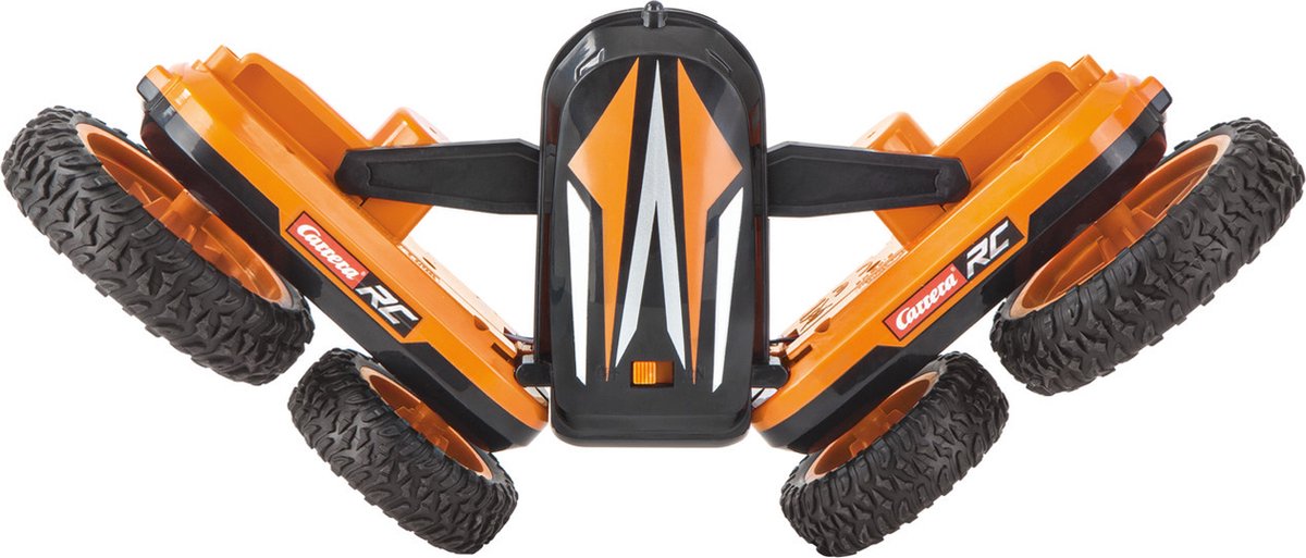 Carrera RC 2,4GHz Supercross stuntauto/oranje - Zwart