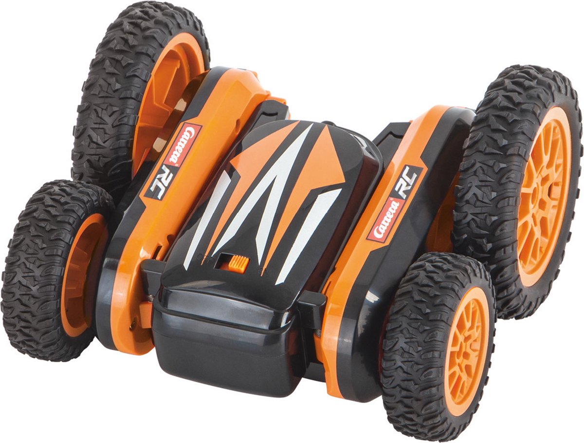Carrera RC 2,4GHz Supercross stuntauto/oranje - Zwart