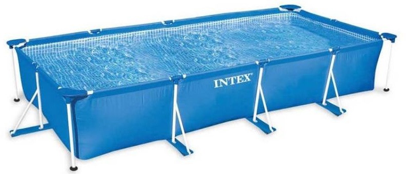 Intex Opzetzwembad Frame Pool 450 x 220 x 84 cm - Blauw