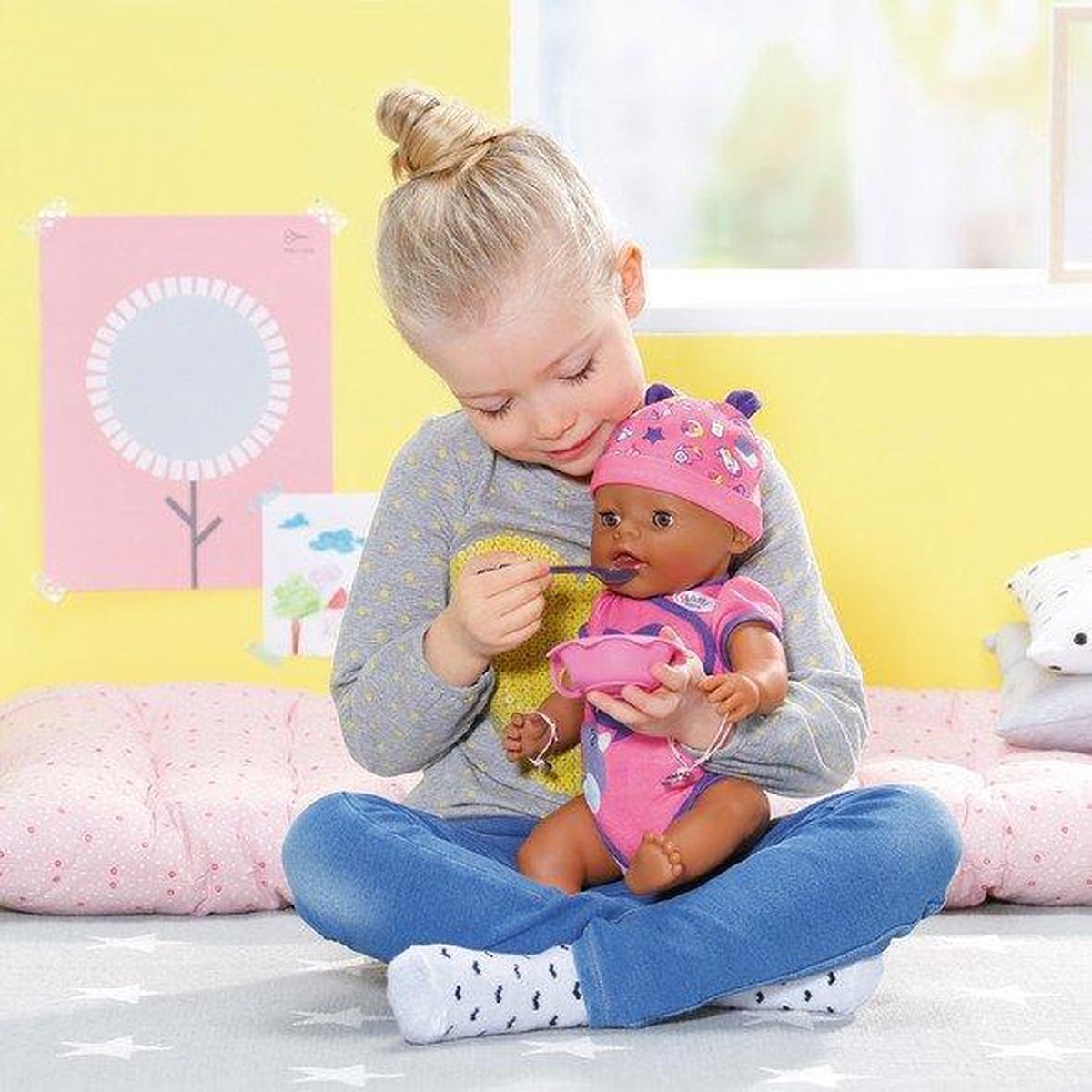 Zapf BABY born 12 voeding zakjes 55 x 75 mm - Roze