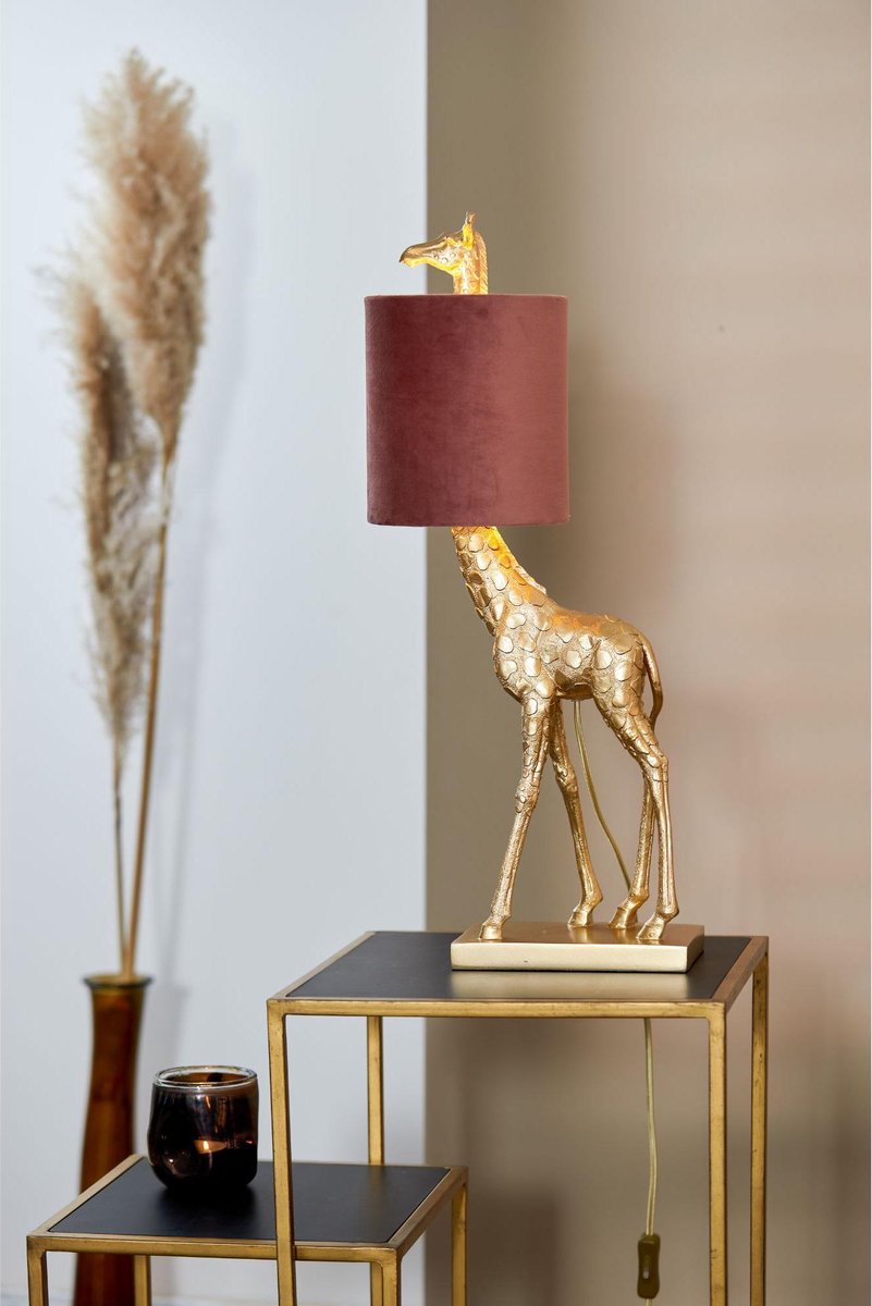 Light & Living Giraffe Tafellamp - Goud