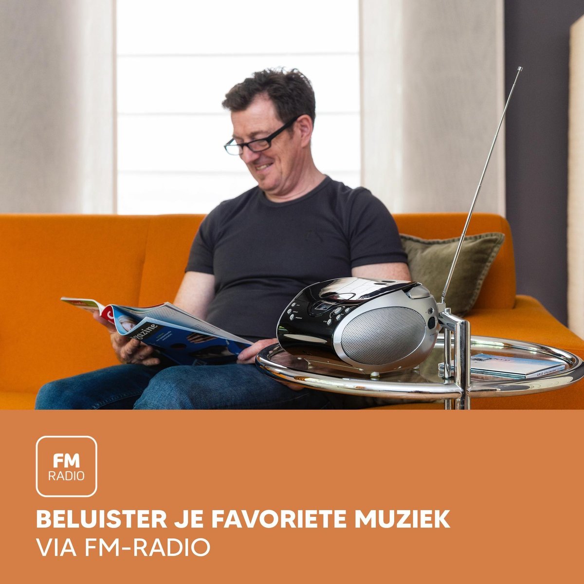 Lenco SCD-24 - Zwart