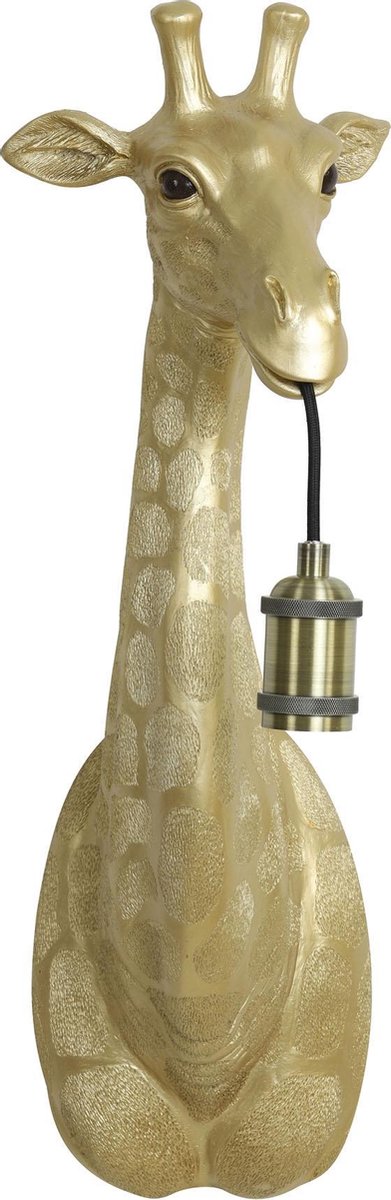 Trendhopper Light & Living Giraffe Wandlamp - Goud