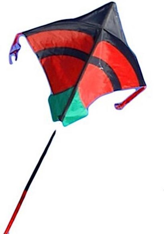 Spiderkites Vlieger Fight Dragon Junior 75 Cm Nylon/zwart - Rood