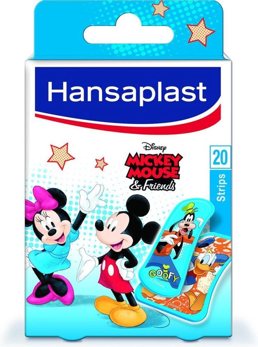 Hansaplast Disney Mickey Mouse Pleisters - 20 Stuks - Azul