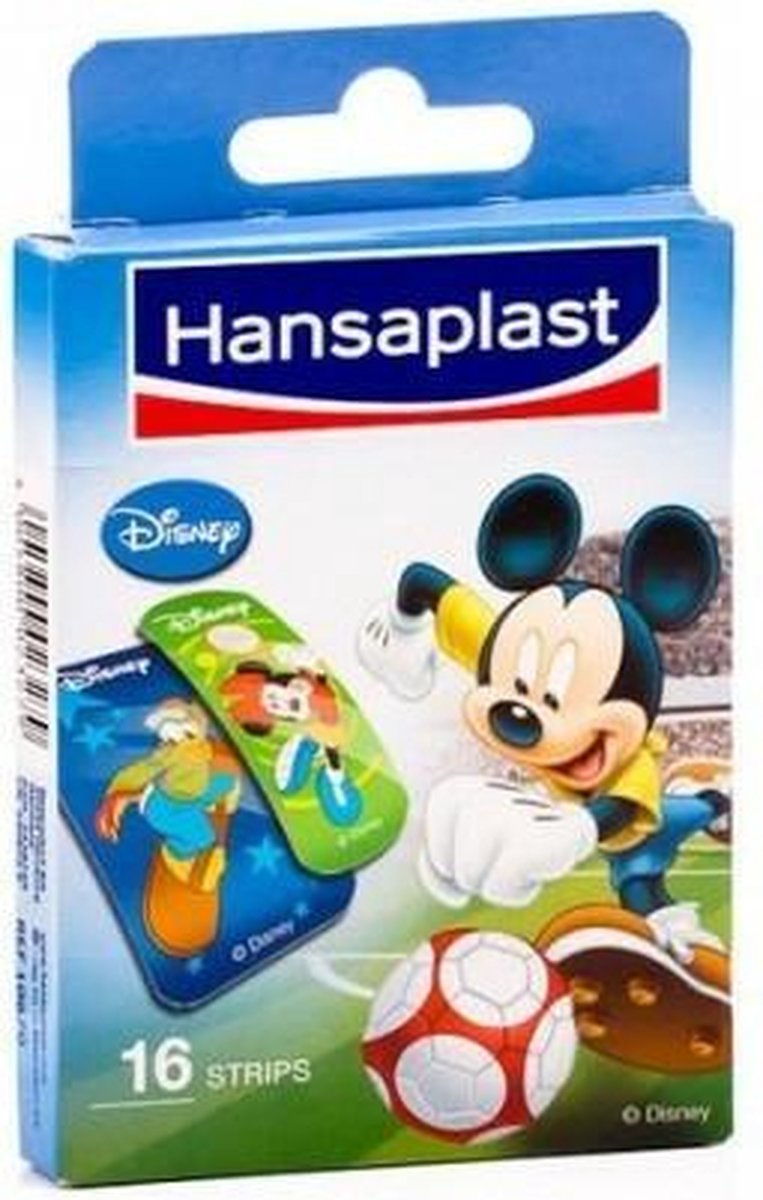 Hansaplast Disney Mickey Mouse Pleisters - 20 Stuks - Blauw