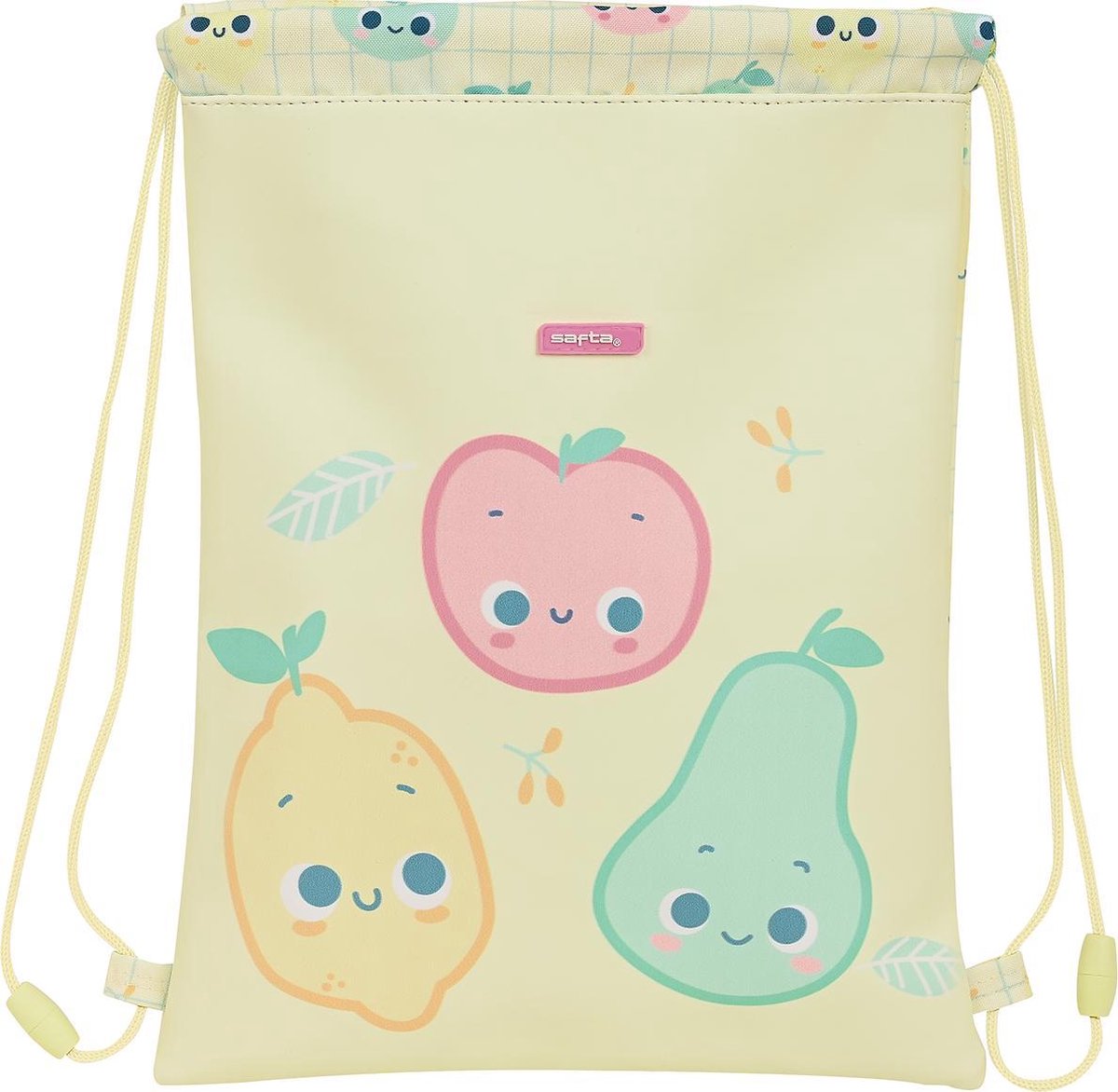 Safta Mochila saco junior TutiFruti - Geel