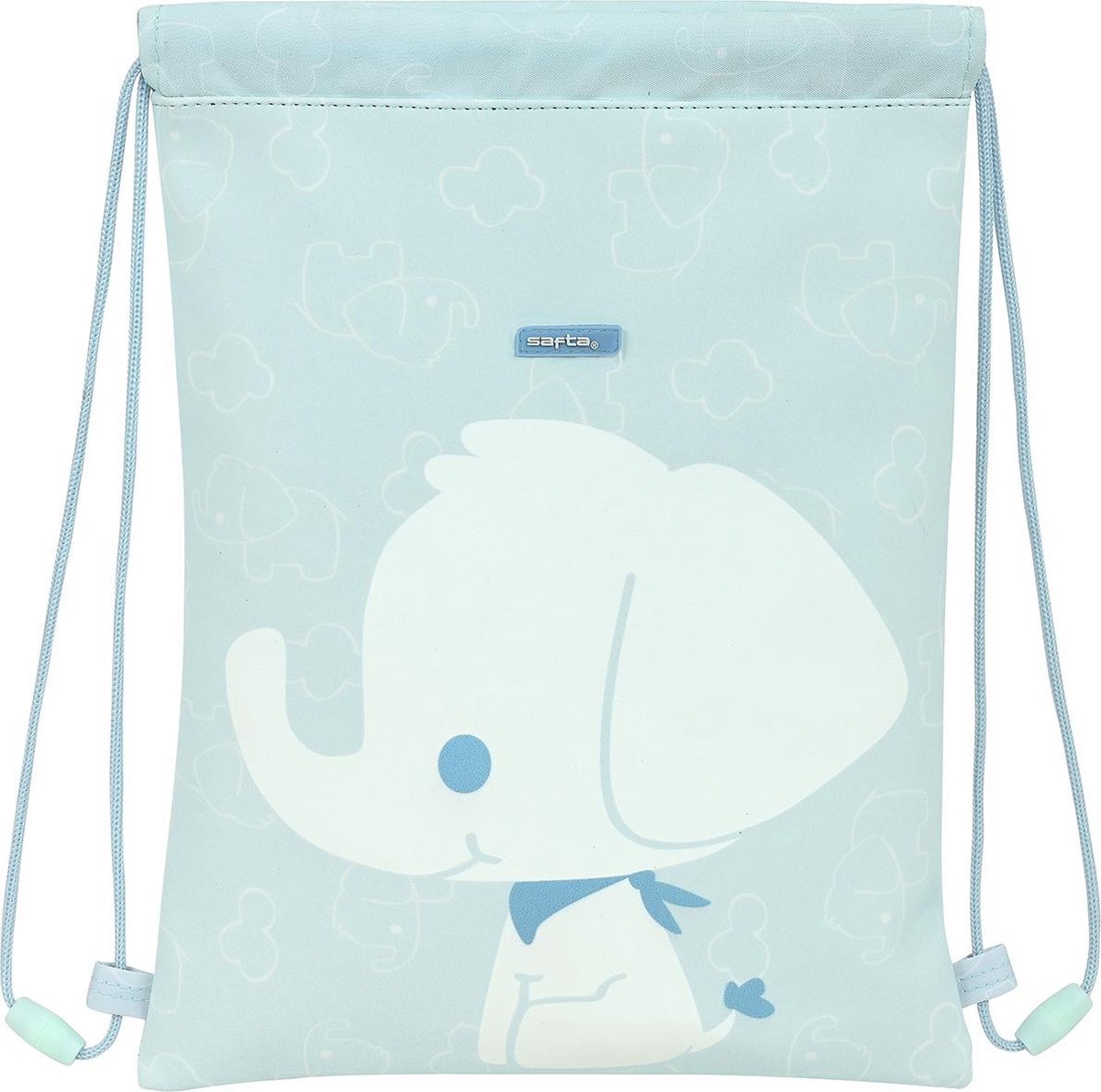 Safta Mochila saco junior Elefante - Blauw