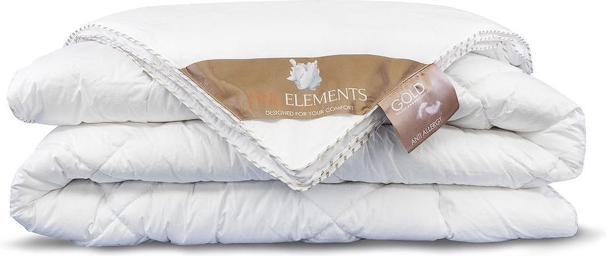 Heckett & Lane Gold Anti-Allergy 4-seizoenen Dekbed 200 x 200 cm - Wit
