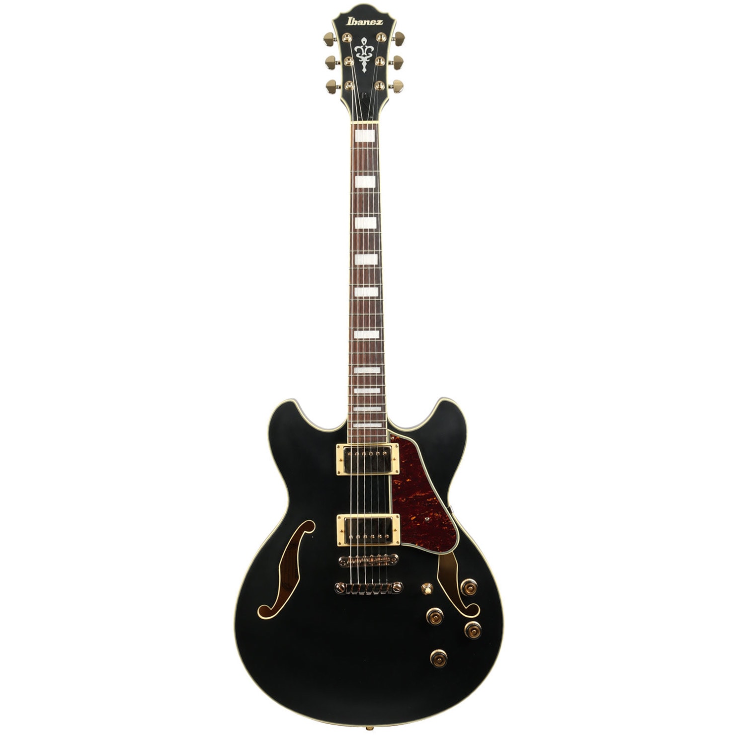 Ibanez AS73G Artcore Black Flat semi-akoestische gitaar