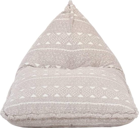 Vidaxl Zitzak Stof Patchwork Licht - Bruin