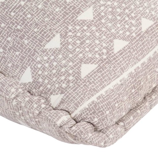 Vidaxl Zitzak Stof Patchwork Licht - Bruin