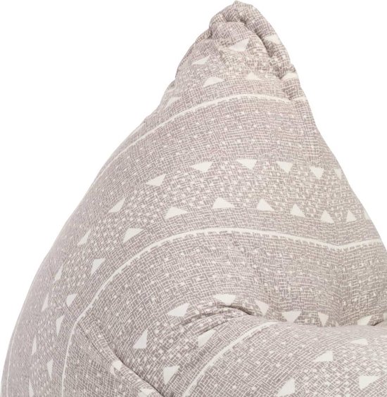 Vidaxl Zitzak Stof Patchwork Licht - Bruin