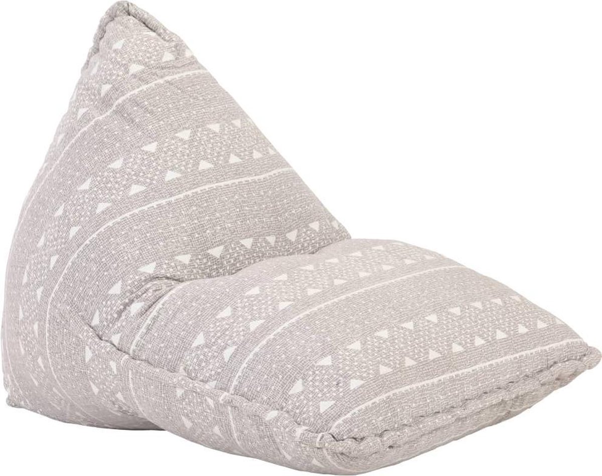 Vidaxl Zitzak Stof Patchwork Licht - Bruin