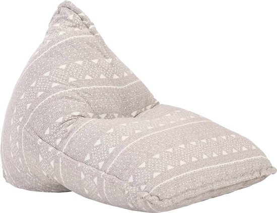 Vidaxl Zitzak Stof Patchwork Licht - Bruin