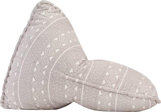 Vidaxl Zitzak Stof Patchwork Licht - Bruin