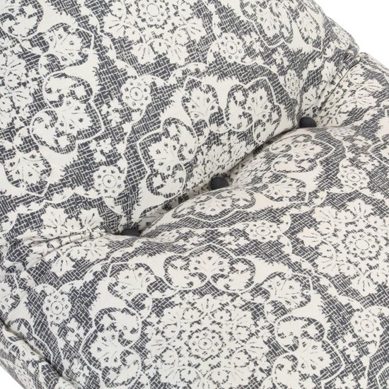 Vidaxl Zitzak Stof Patchwork Licht - Grijs