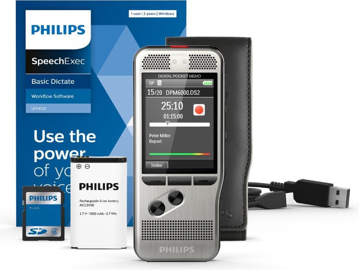 Philips PocketMemo Dicteerapparaat DPM6000