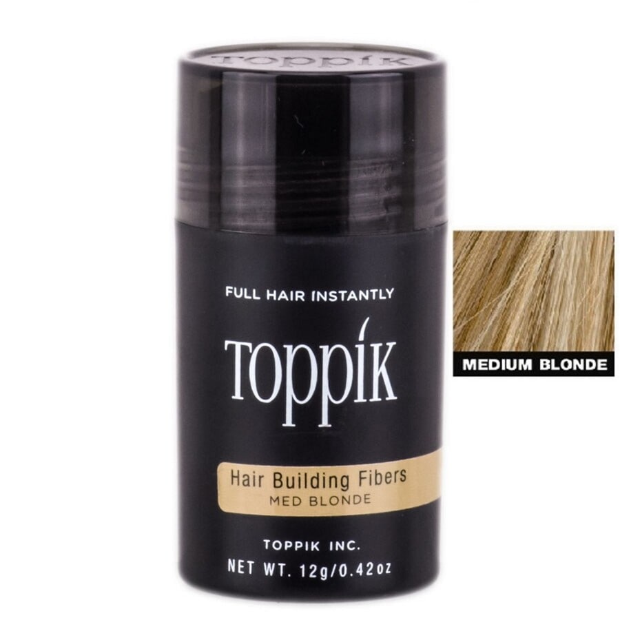 Toppik Middel Blond Hair Building Fibers Haarproduct 12g - Silver