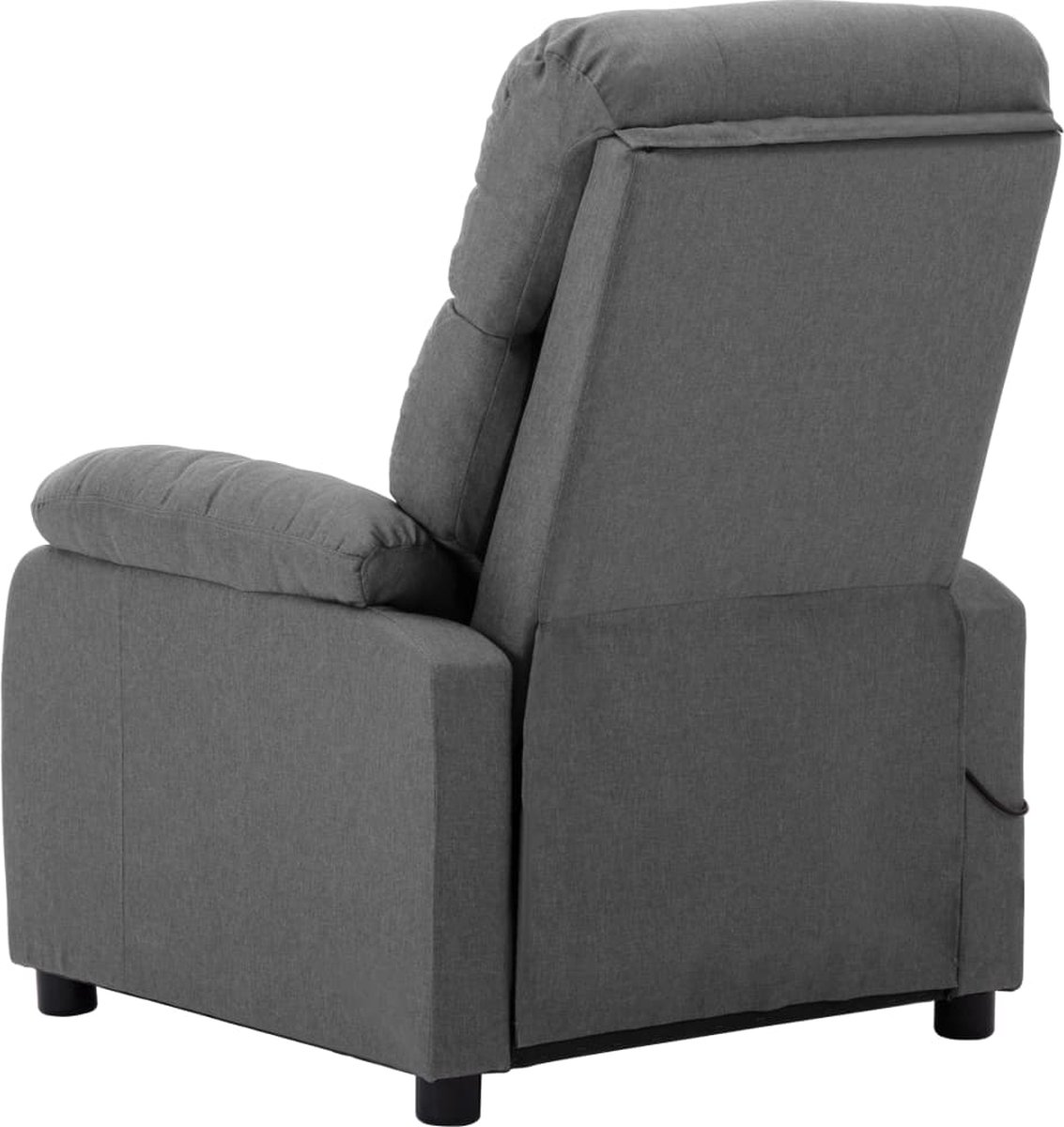 Vidaxl Massagestoel Verstelbaar Stof Licht - Grijs