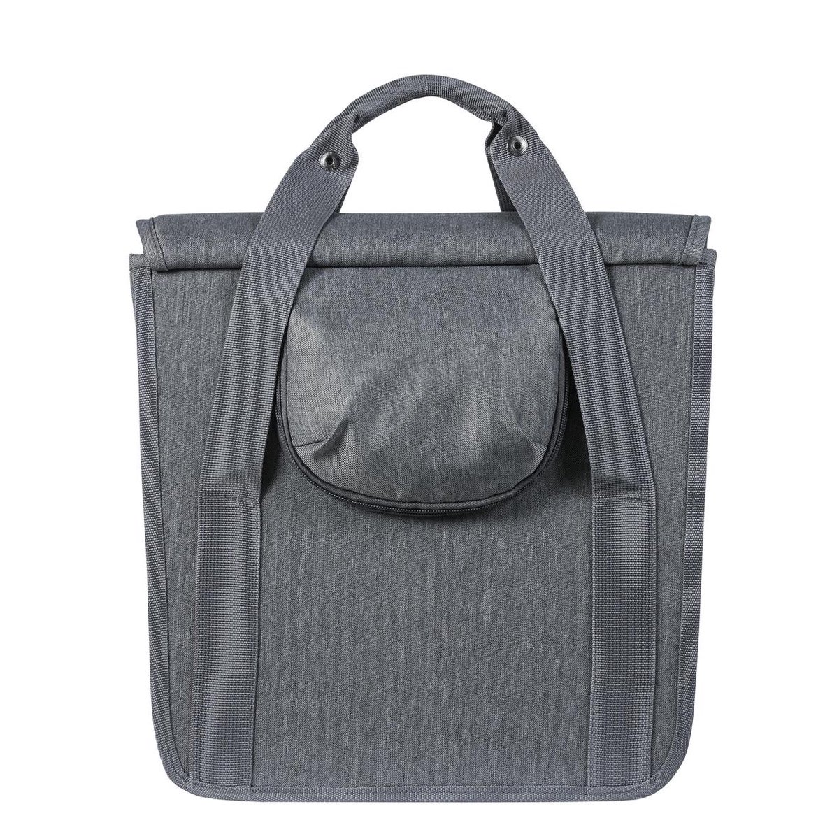 Basil Shopper Go Enkele Fietstas 16 Liter - Grijs