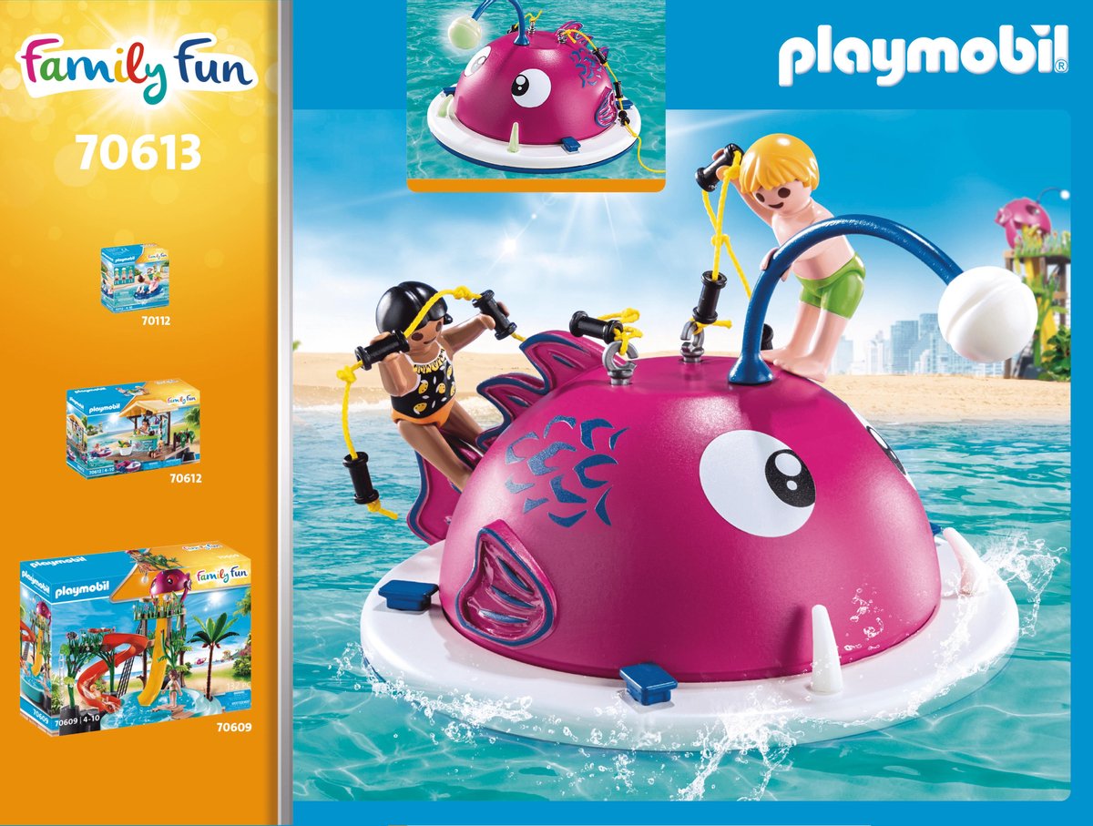 Playmobil Family Fun Beklimmen zwemeiland (70613) 3 delig