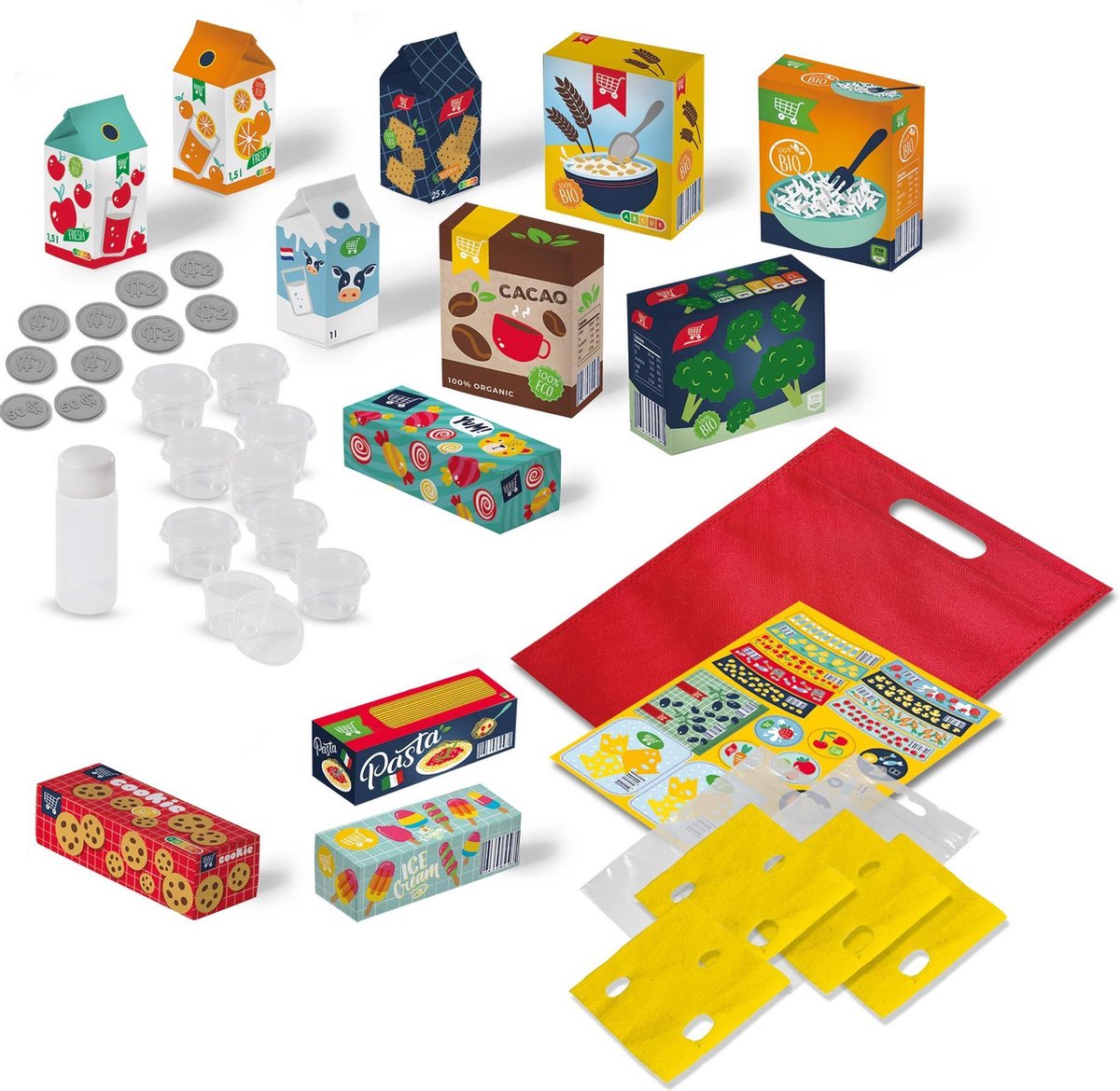 Ses supermarkt boodschappen Petits Pretenders 57 delig