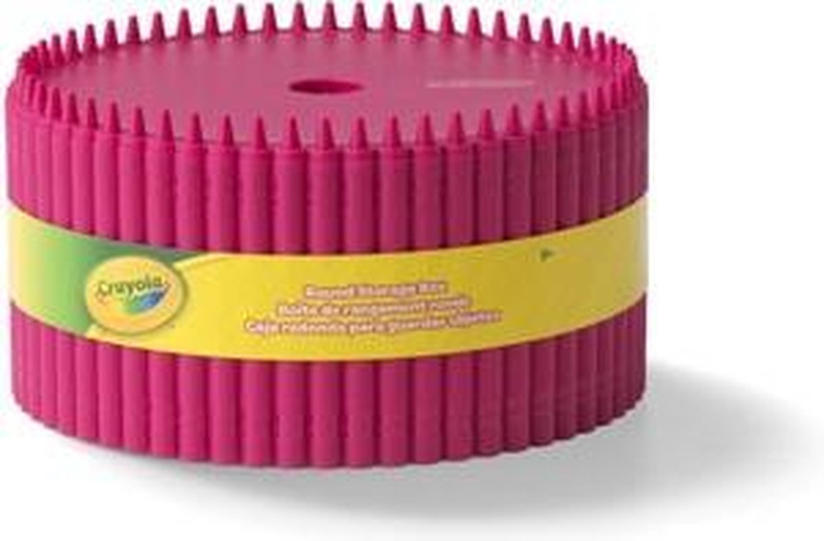 Crayola opbergbox 9,1 x 10,8 cm polypropyleen - Roze