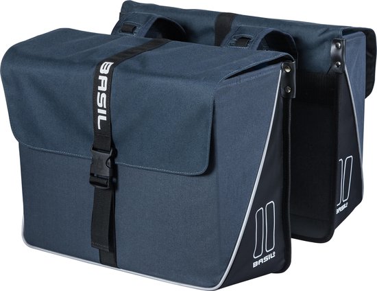 Basil Dubbele Fietstas Forte 35 Liter - Blauw