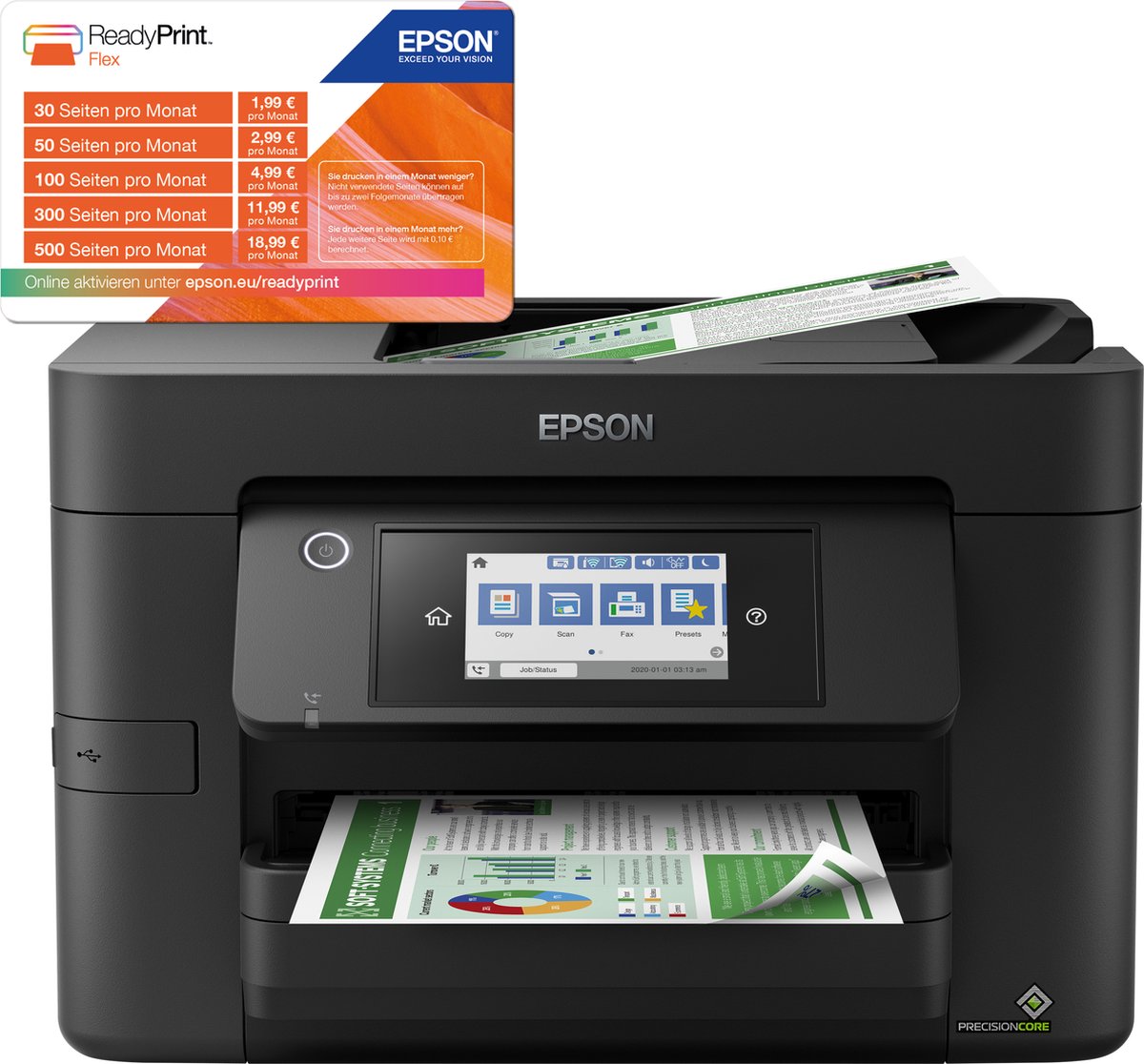 Epson WorkForce WF-4820DWF - Zwart
