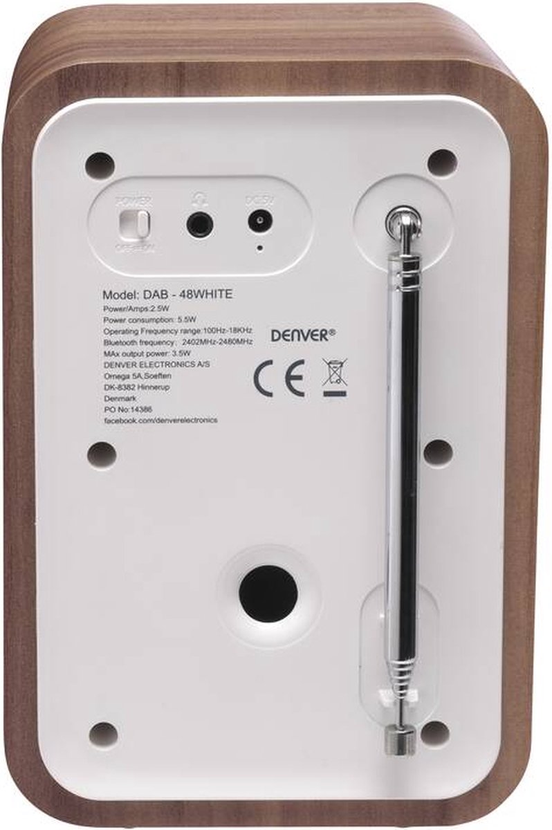 Denver DAB-48 - Wit