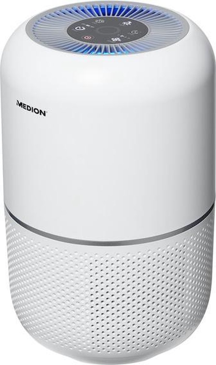 Medion Luchtreiniger Md 19778 Verlaagt Aerosol Concentraties Touch Control Paneel Hepa Filter Luchtkwaliteit
