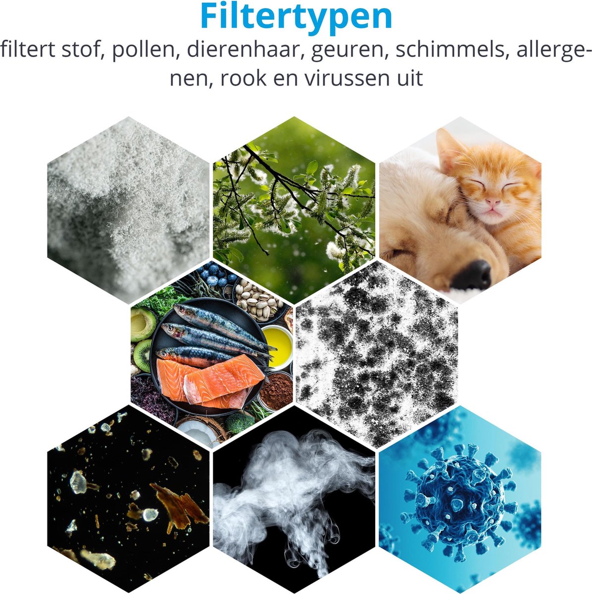 Medion Luchtreiniger Md 19778 Verlaagt Aerosol Concentraties Touch Control Paneel Hepa Filter Luchtkwaliteit