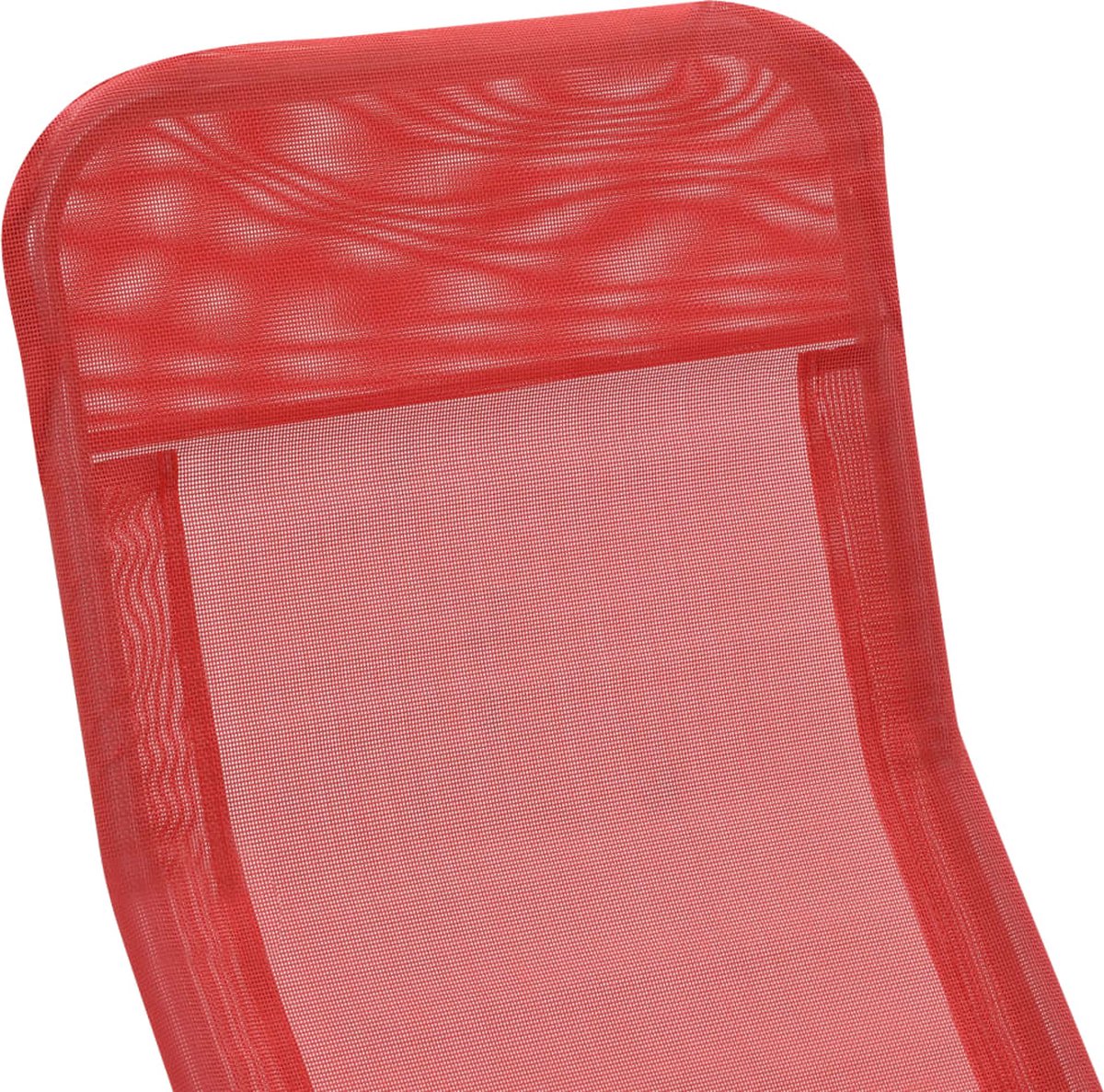 Vidaxl Ligbedden Inklapbaar 2 St Textileen - Rood