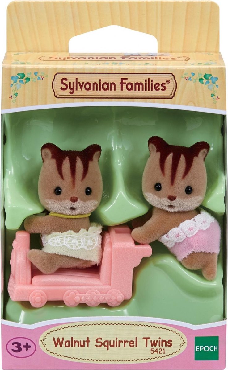 EPOCH Sylvanian Families Tweeling Walnoot Eekhoorn