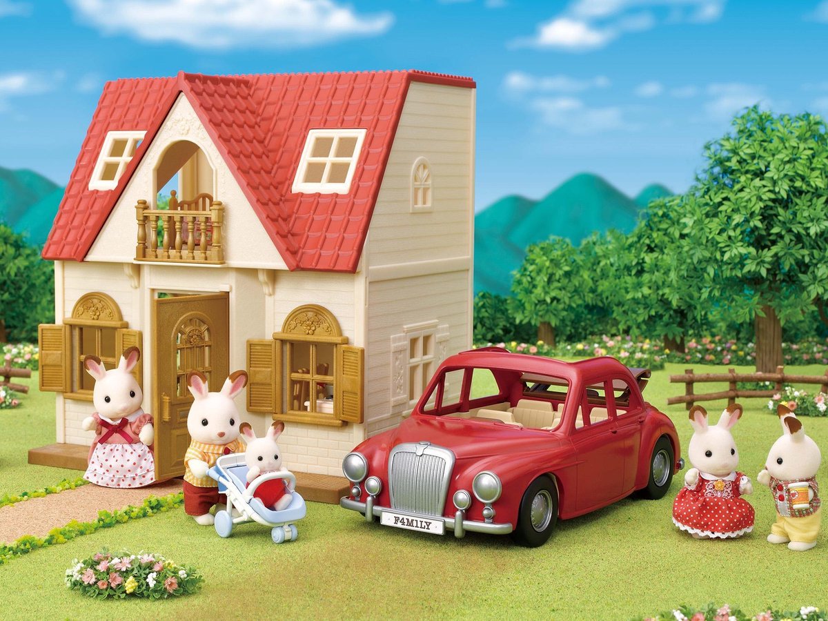 Sylvanian Families Familie Auto - Rood