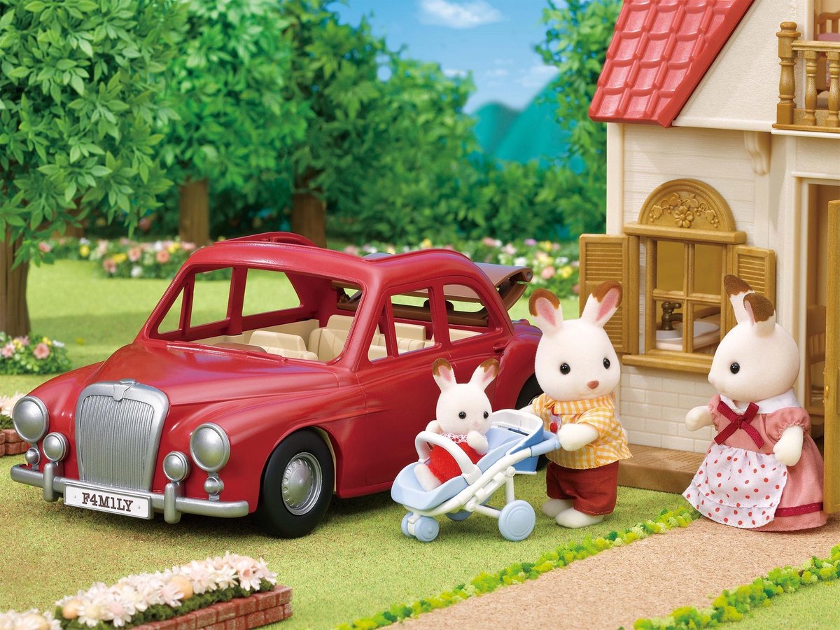 Sylvanian Families Familie Auto - Rood