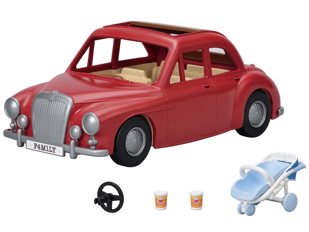 Sylvanian Families Familie Auto - Rood