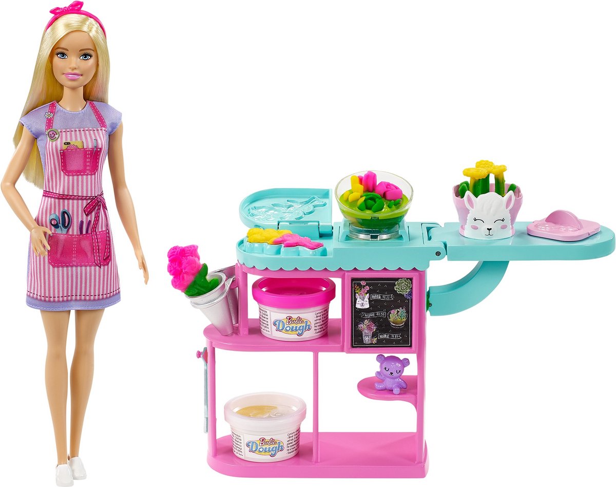 Barbie - Bloemist Speelset - Blond
